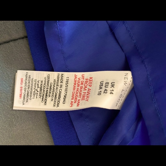 Women’s size 10 blue miniskirt - Picture 2 of 10